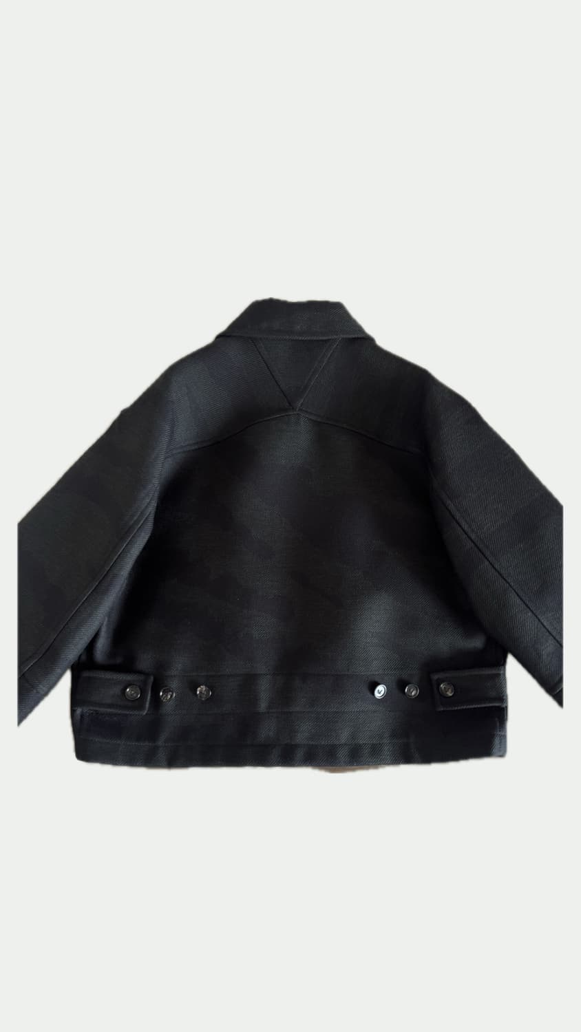 보테가 베네타 자카드 울집업블루종(50) 시착3회 상품이미지9