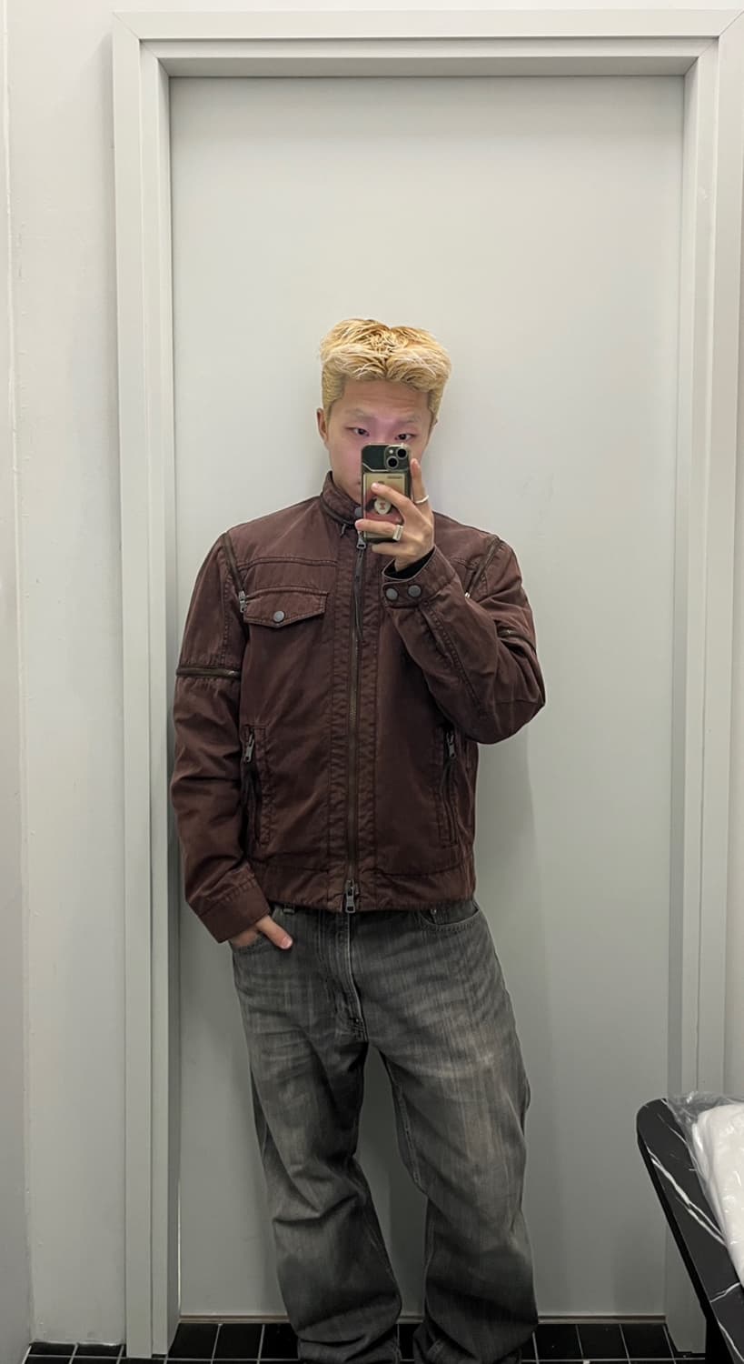 아르마니 익스체인지 컨버터블 바이커 자켓 상품이미지3