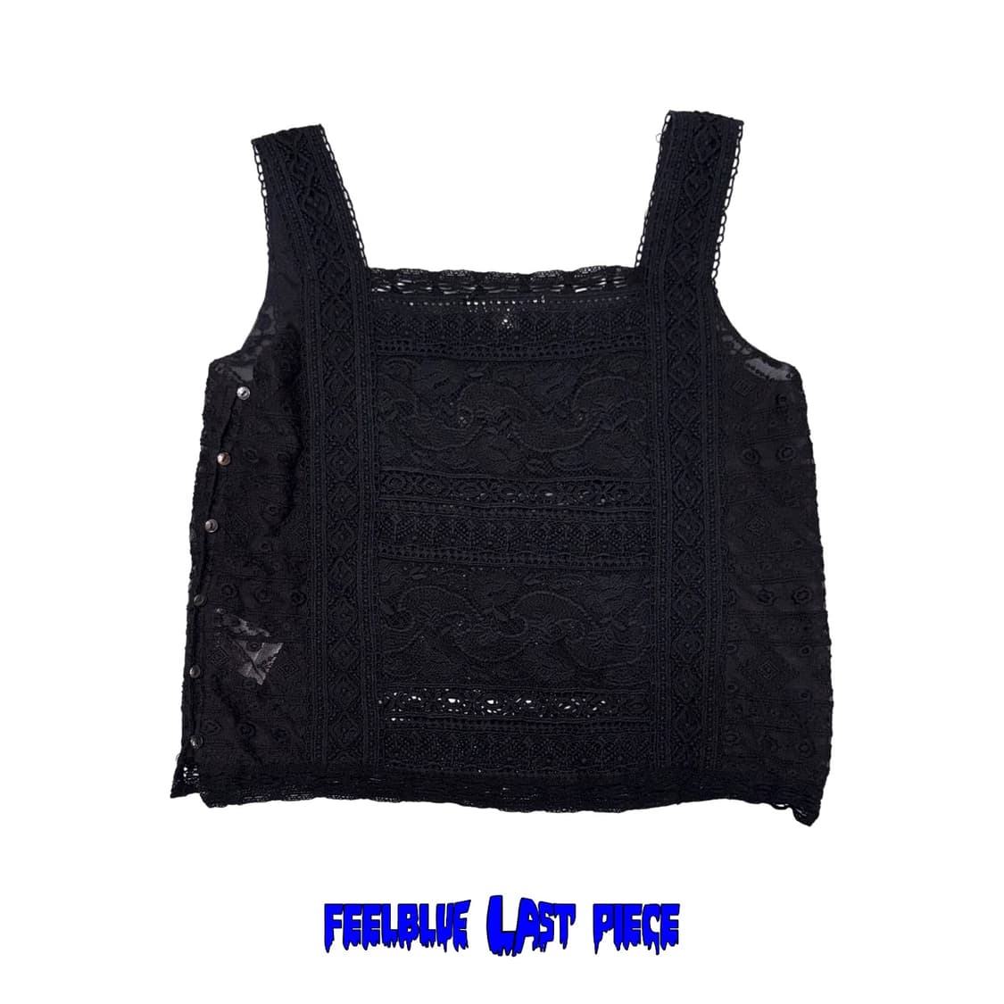 Crochet Square-Neck Tank slip top 상품이미지3