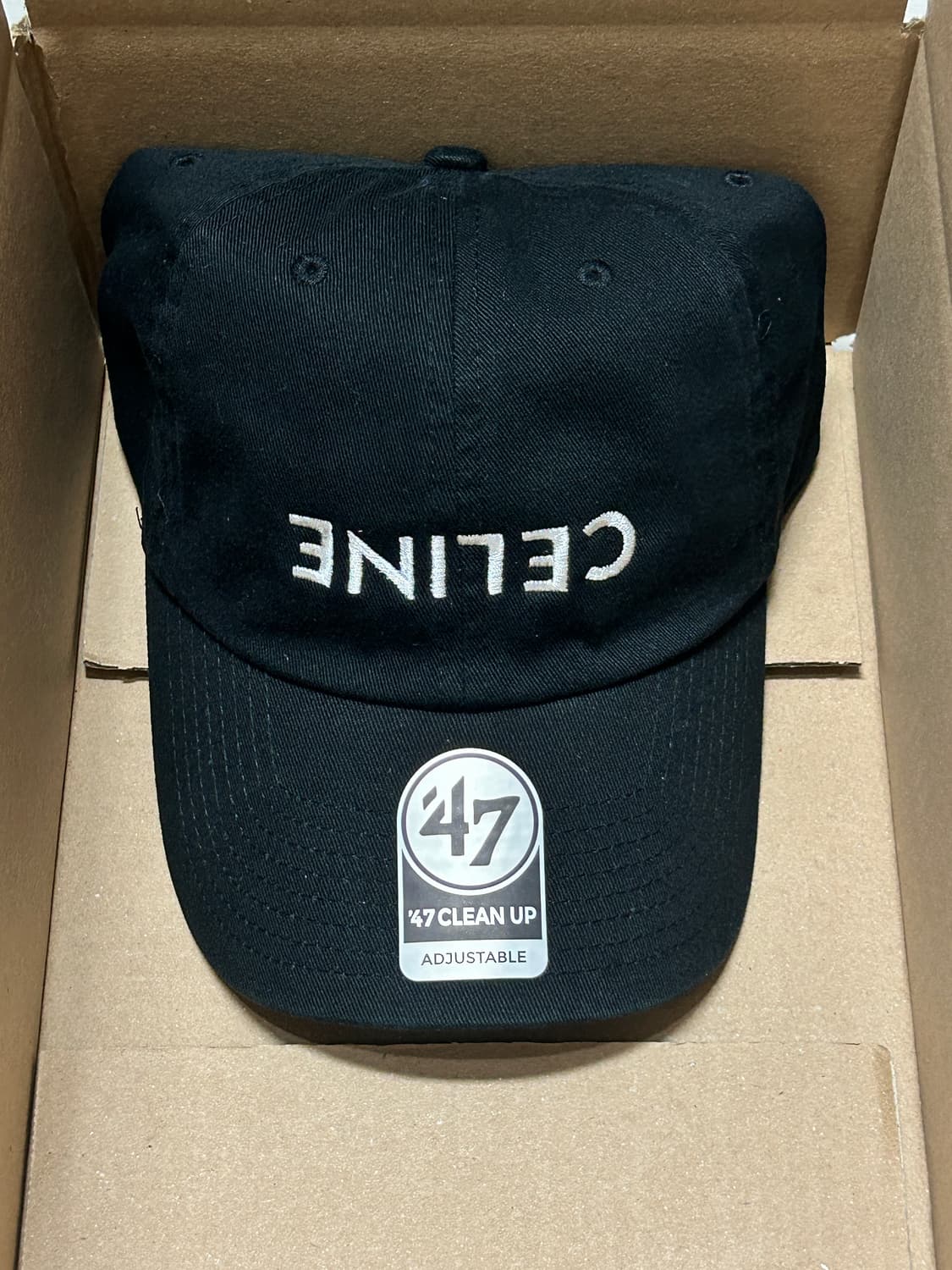 셀린 nptss 블랙볼캡 상품이미지2