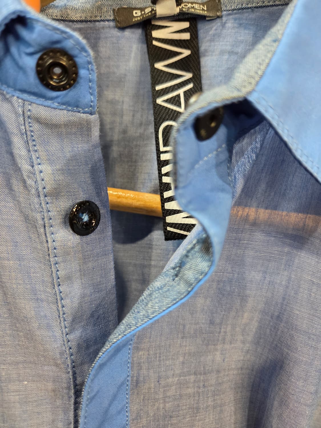G-STAR RAW 블루 셔츠 원피스(S) 상품이미지5