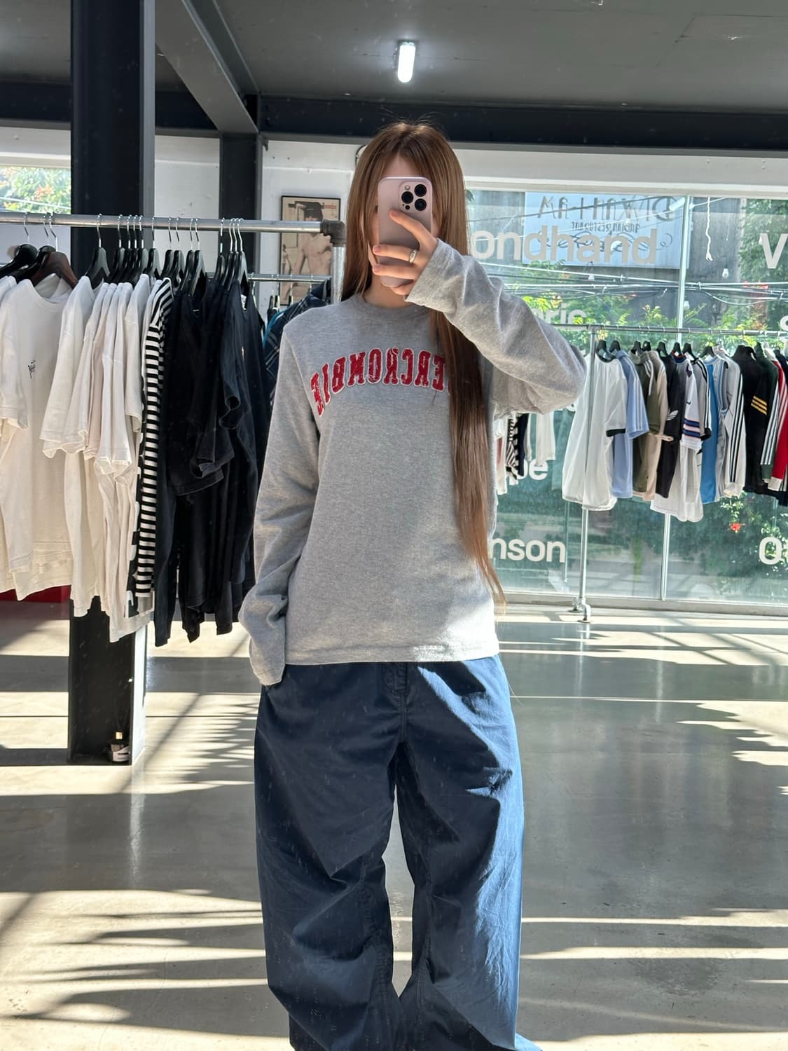 아베크롬비 머슬핏 크루넥 롱슬리브 상품이미지3