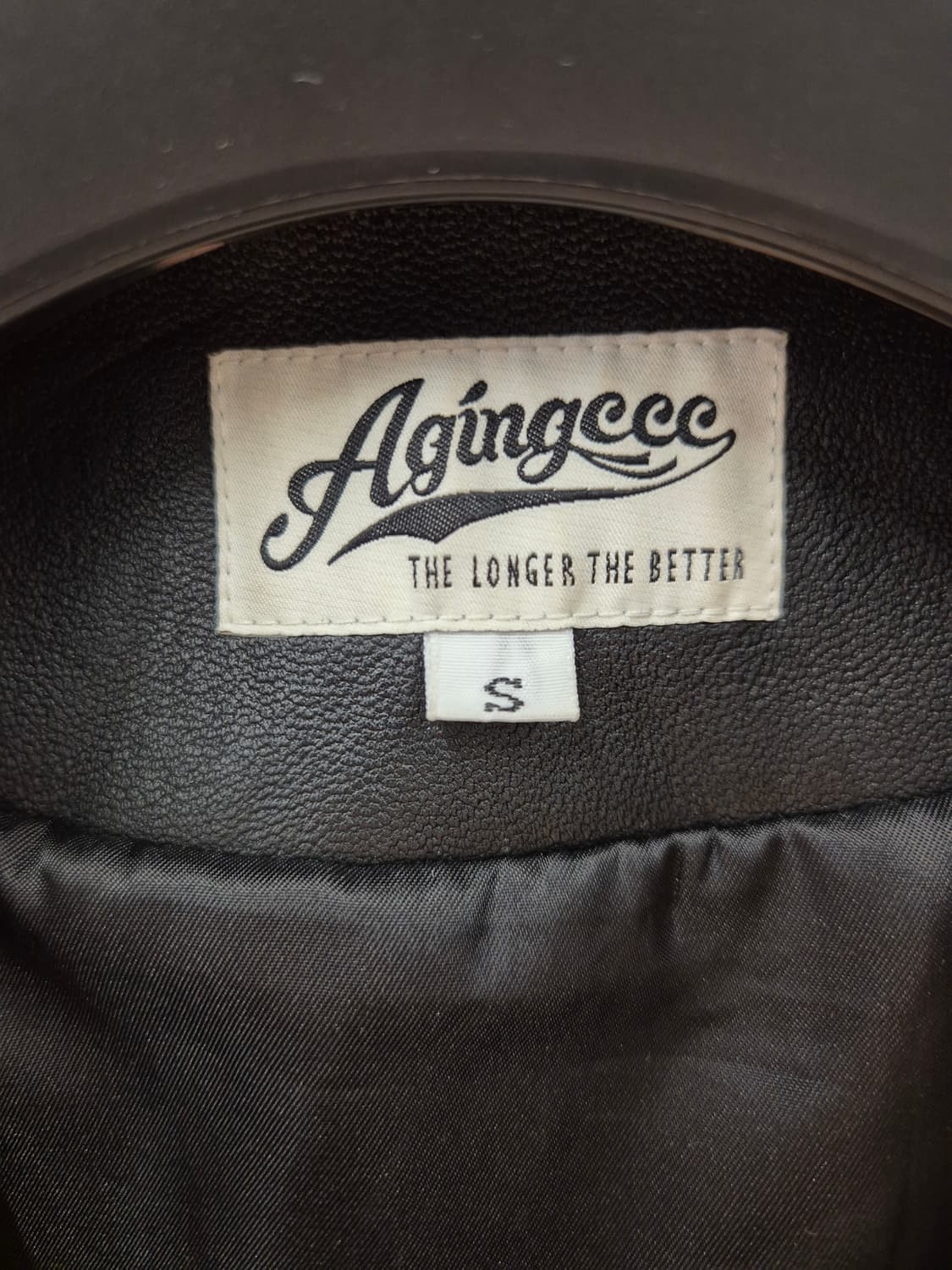 에이징씨 라이더 자켓 S (이탈리안 레더) 상품이미지4