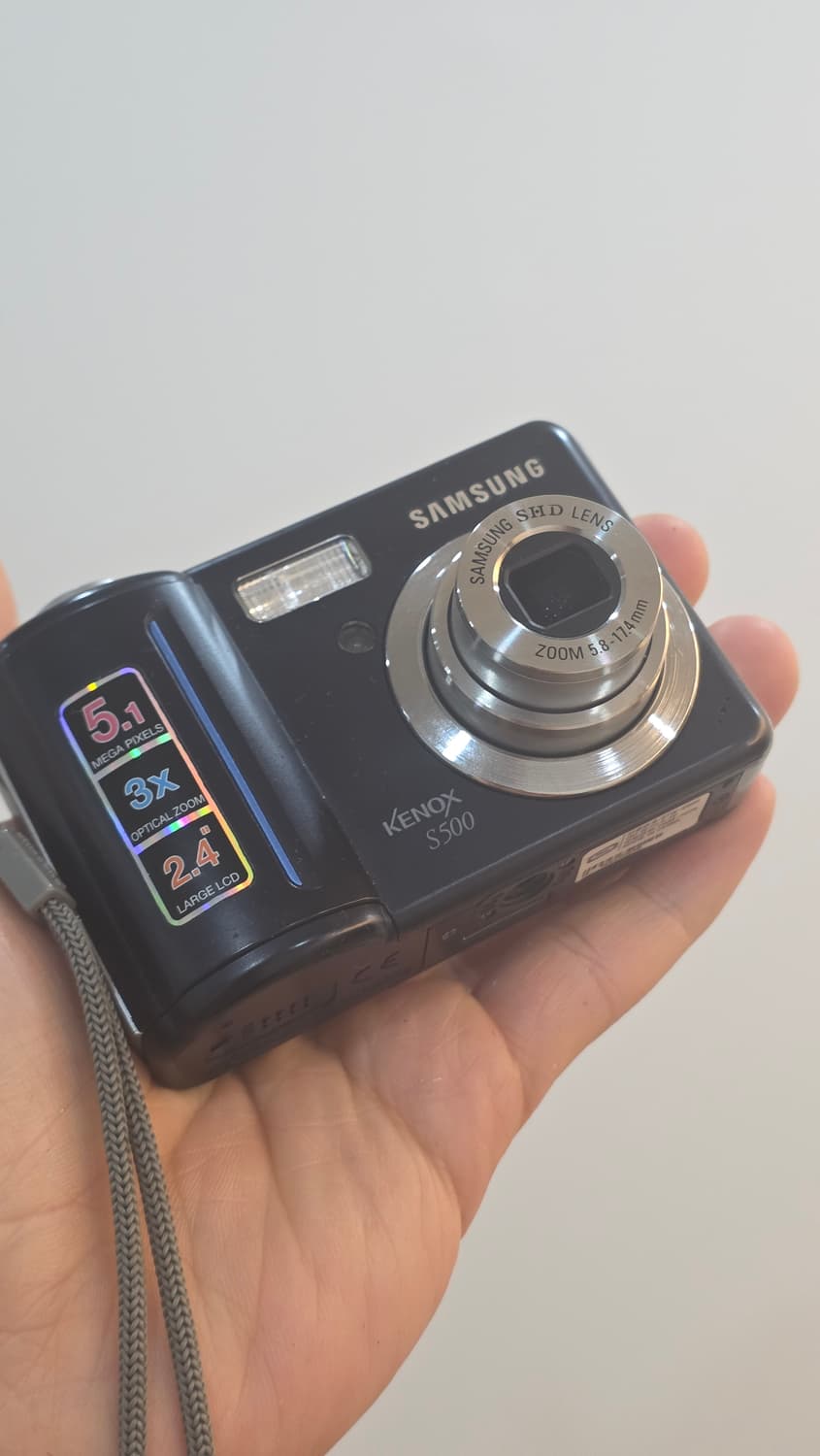 Samsung kenox s500 빈티지 콤팩트 카메라 작례 O 상품이미지4