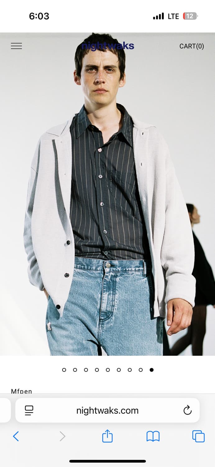 Mpfen executive mushroom stripe shirts 상품이미지6