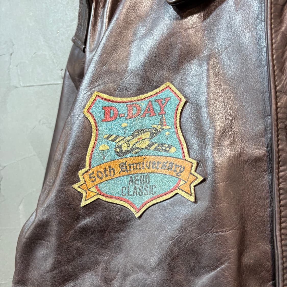 [L] VINTAGE 빈티지 A-2 가죽 자켓 상품이미지2