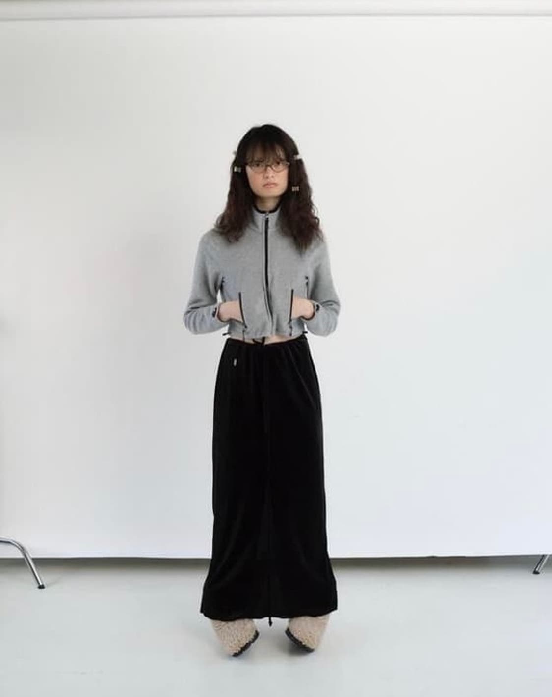 캐롤쇼페 벨벳스커트 velvet drift skirt 상품이미지1