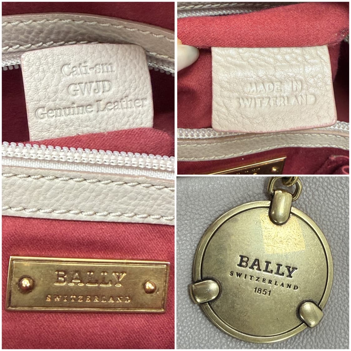 발리 카티 스몰 윕스티치 레더 크로스백 상품이미지8