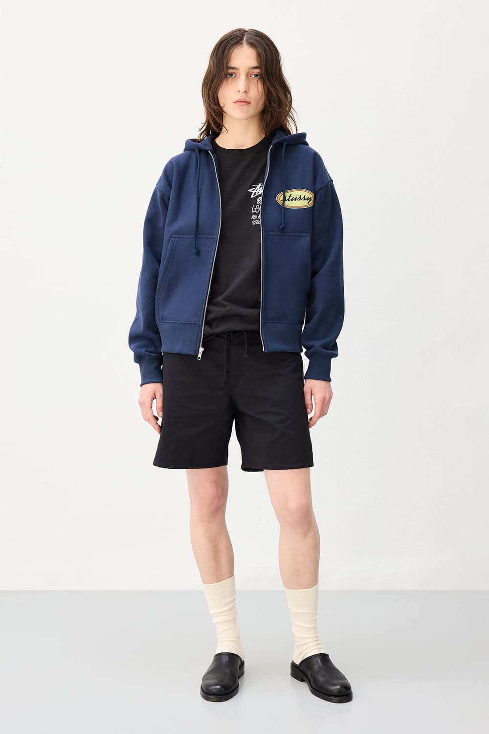 새제품 Our Legacy Oval Zip Hoodie Navy XXL 상품이미지2