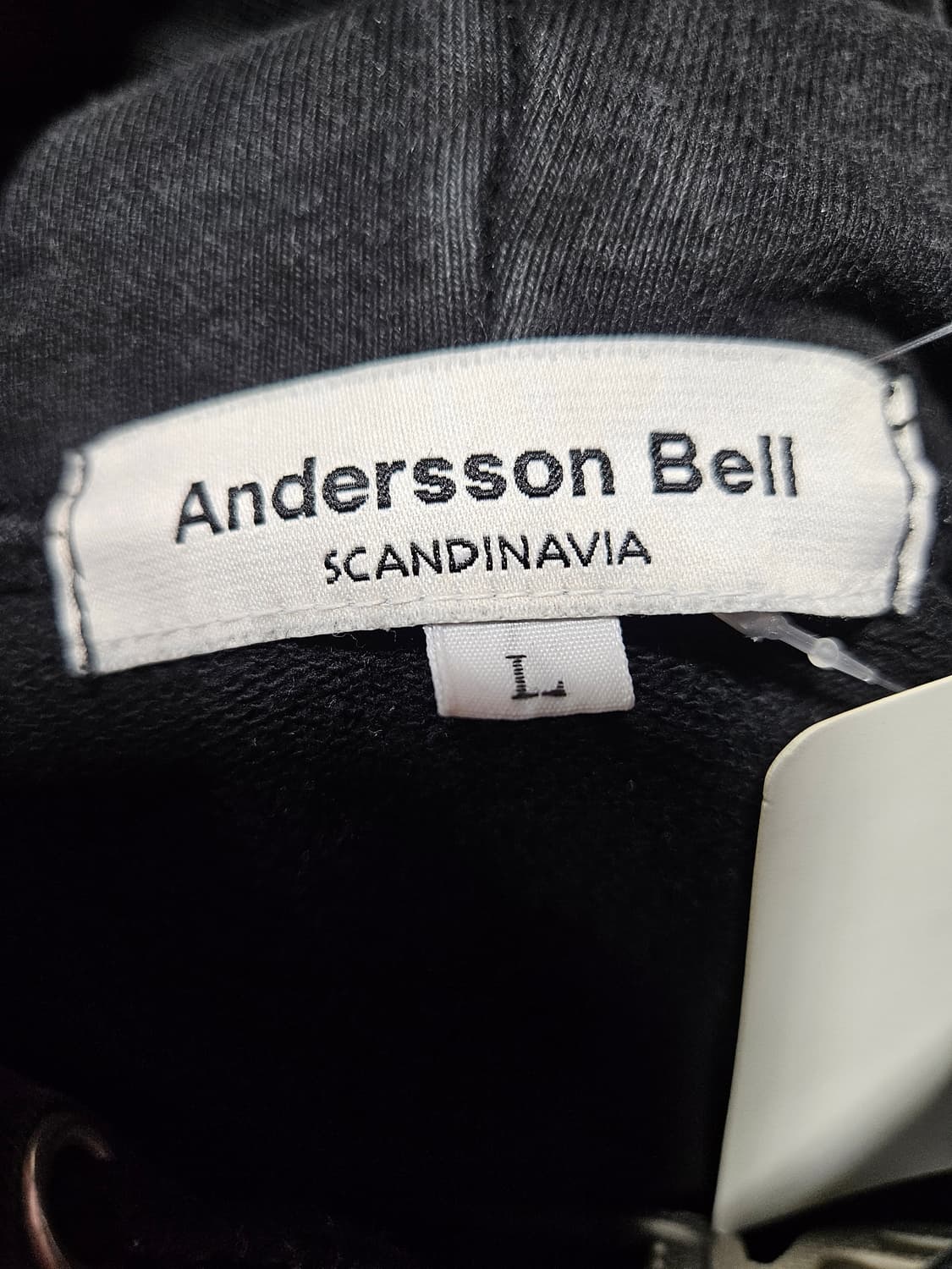 앤더슨벨 월드투어 후드티 블랙 L 상품이미지8