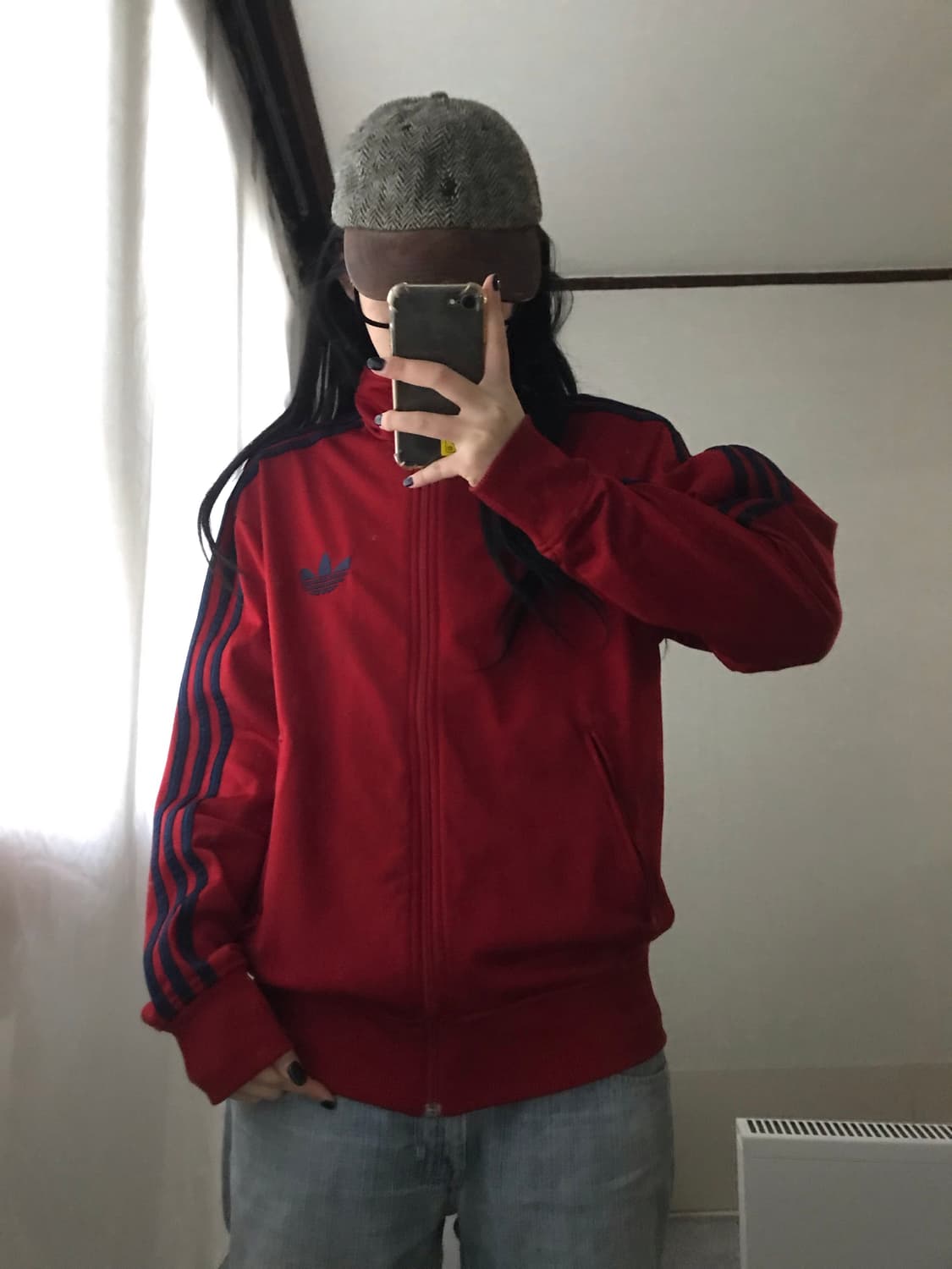 아디다스 버건디 네이비 구파이어버드 져지 상품이미지2