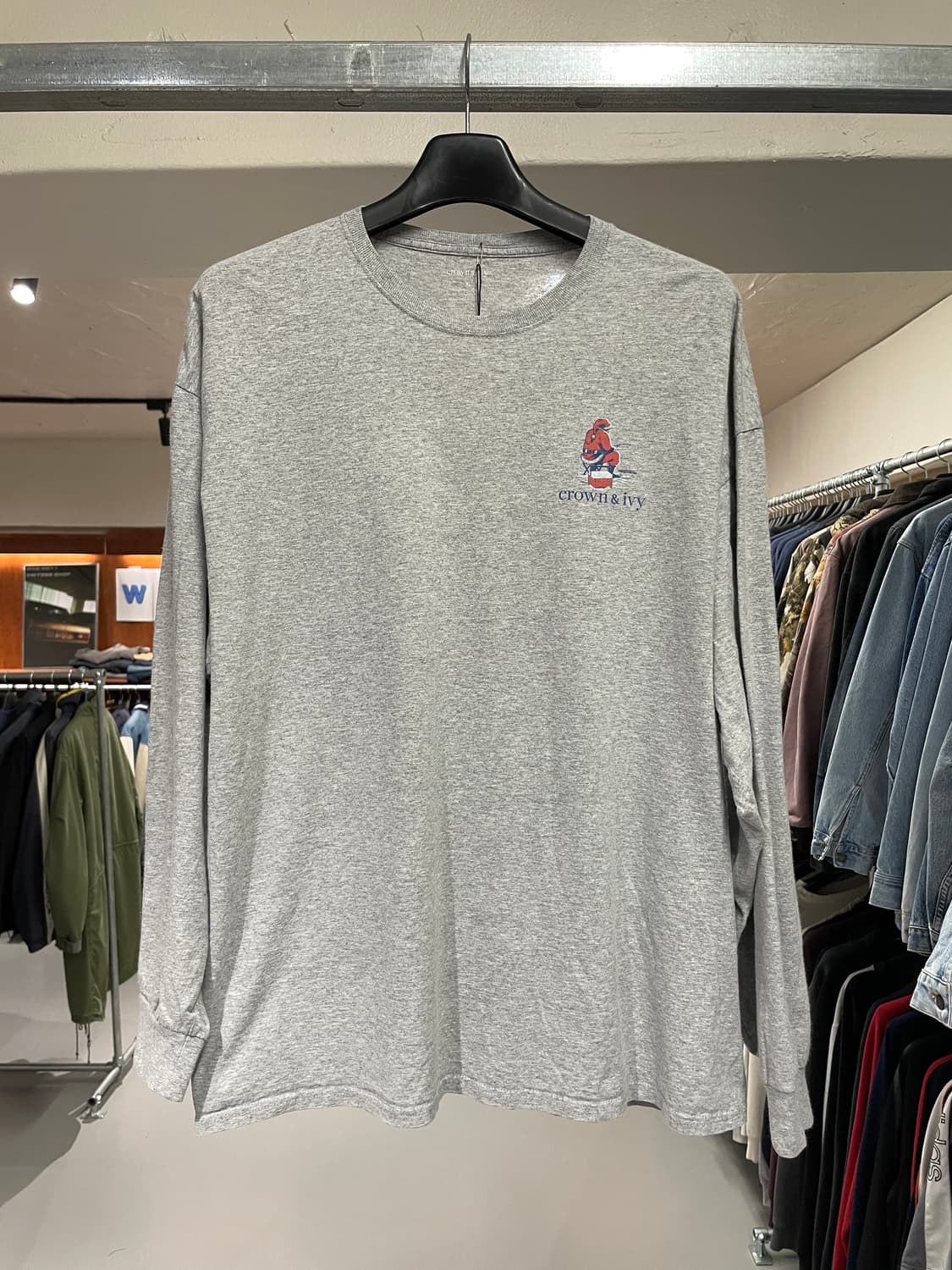 빈티지 롱슬리브 티셔츠(그레이)   상품이미지8