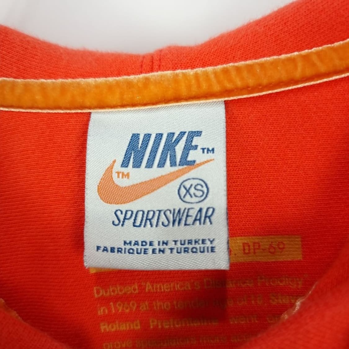 [나이키] 00'S 빈티지 그래픽 자수 후드 집업 오렌지 M19656 상품이미지8