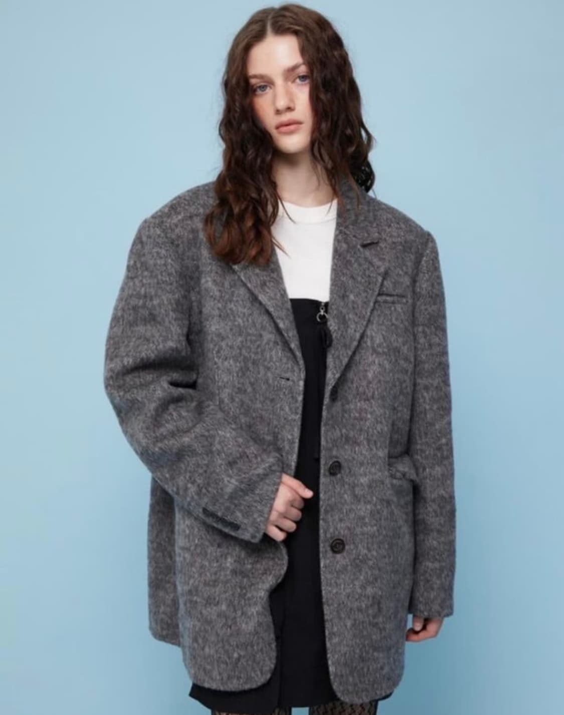 헤더먼트 실크 하프코트 상품이미지4