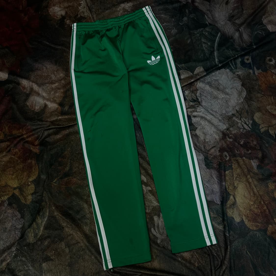 아디다스 빈티지 파이어버드 삼선 그린트랙팬츠 S 상품이미지1