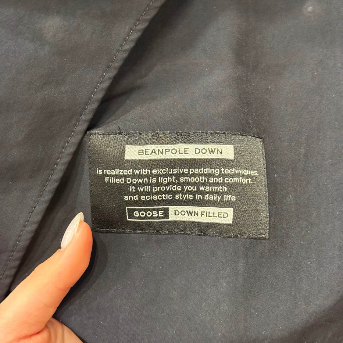 빈폴 블레이저 스탠드카라 소매 버튼 플랩 포켓 디테일 블랙 상품이미지8