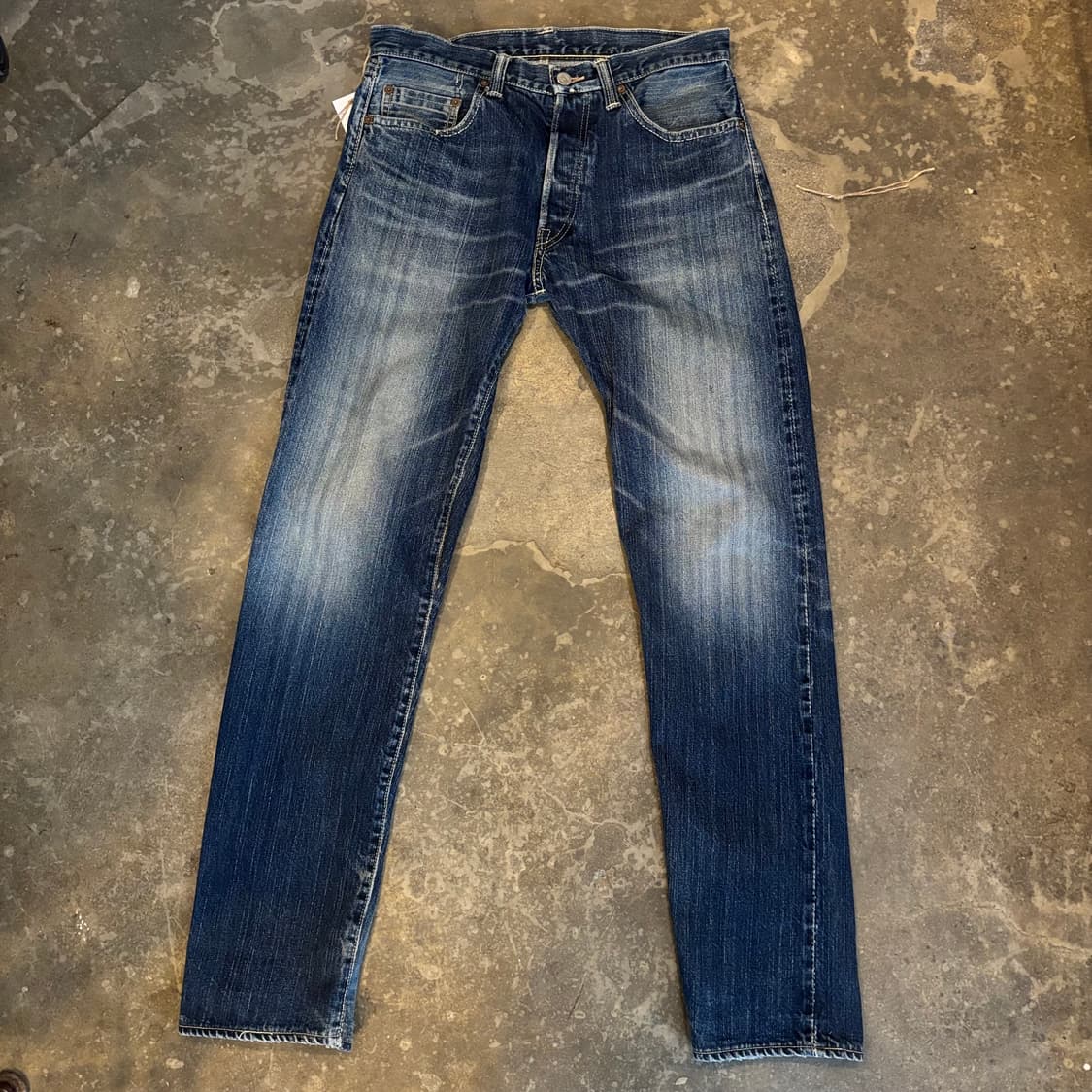 일본 이터널 하프 셀비지 데님 팬츠 상품이미지4