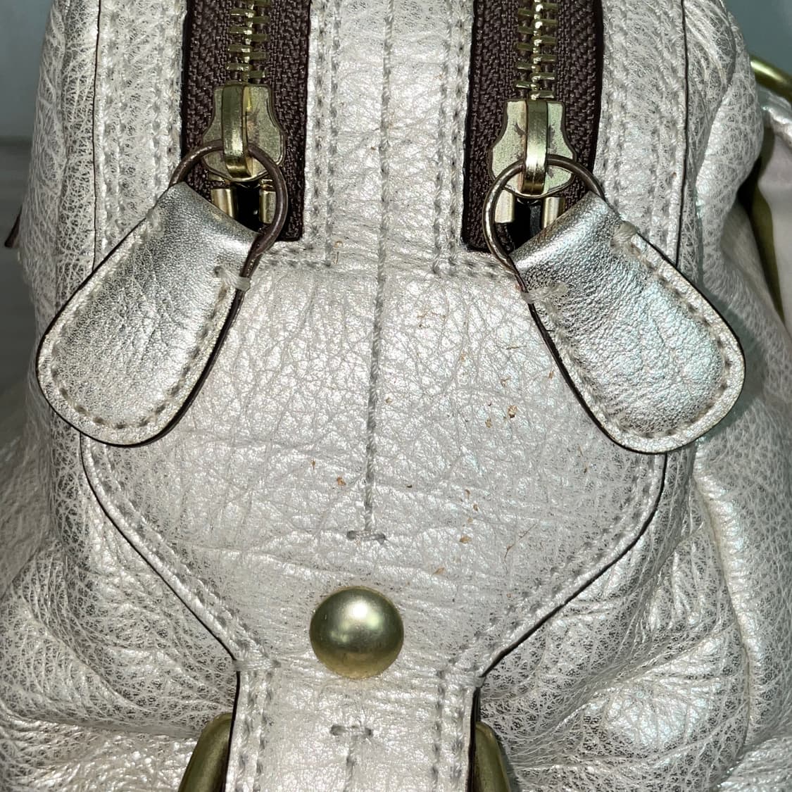 (희귀)20s y2k 코치 레거시 리미티드 실버백/코치 보스턴 샴페인실버 상품이미지5