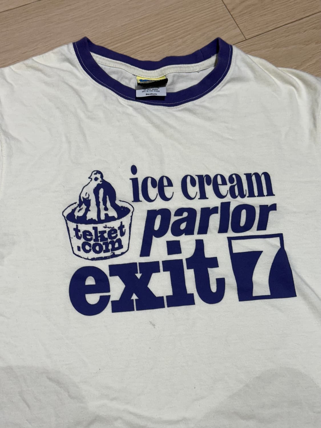 테켓 반팔 아이보리 M 상품이미지2