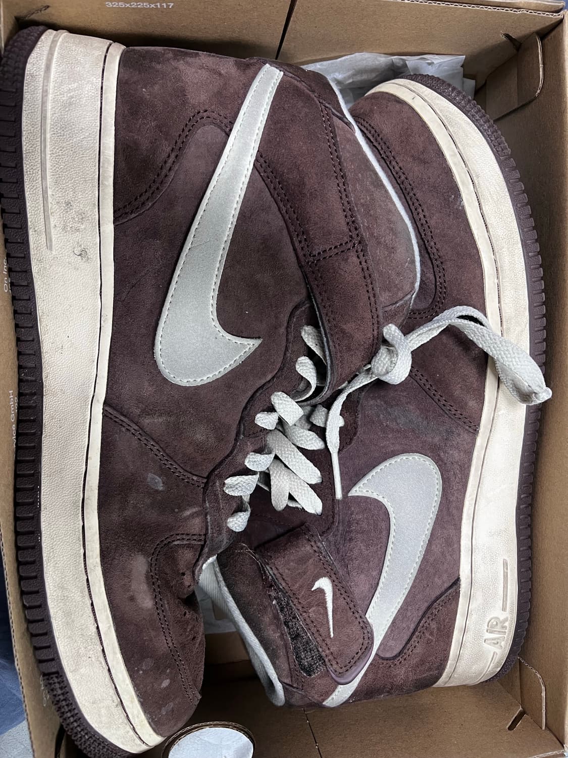 나이키 에어포스 1 미드 07 QS 초콜릿 290 상품이미지2