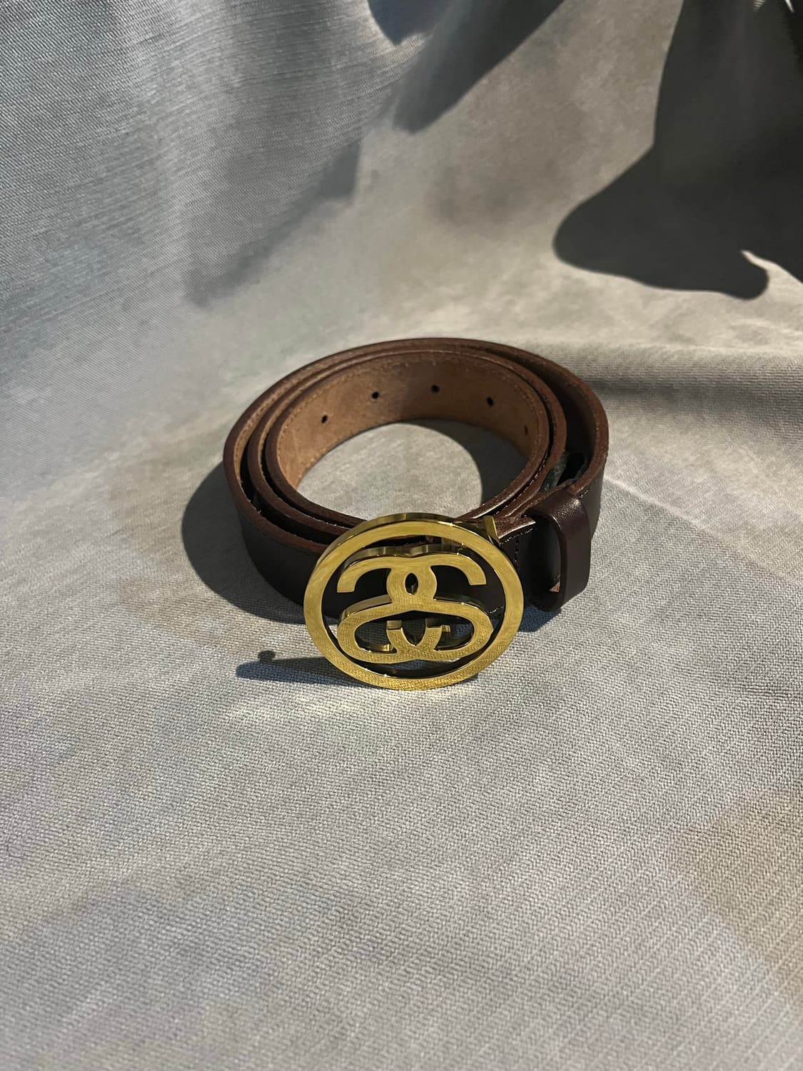 스투시 SS링크 버클 레더벨트 상품이미지1