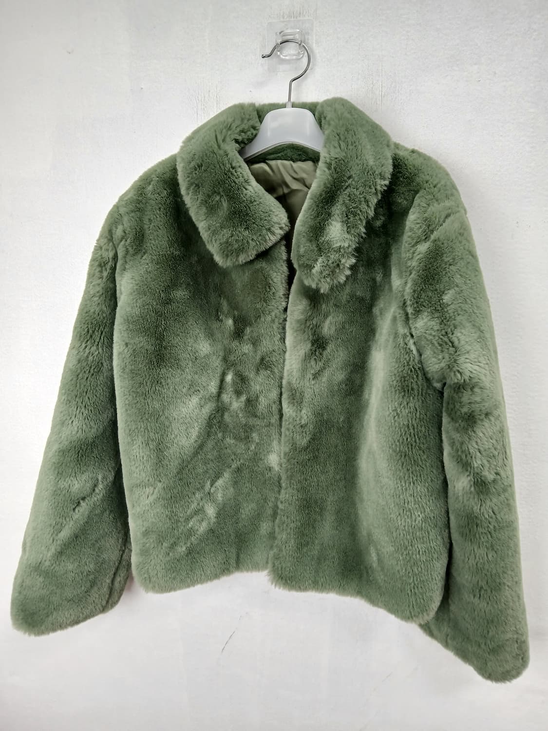 숏 퍼 자켓 그린 90 S 새제품 상품이미지1