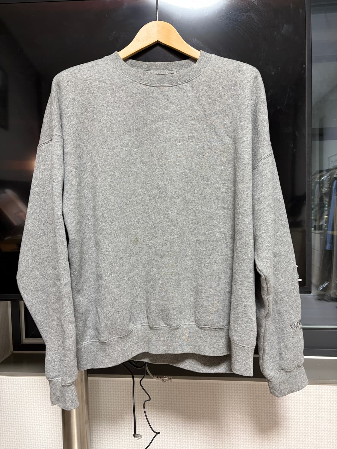 피어오브갓 에센셜 그레이 맨투맨 M 상품이미지2