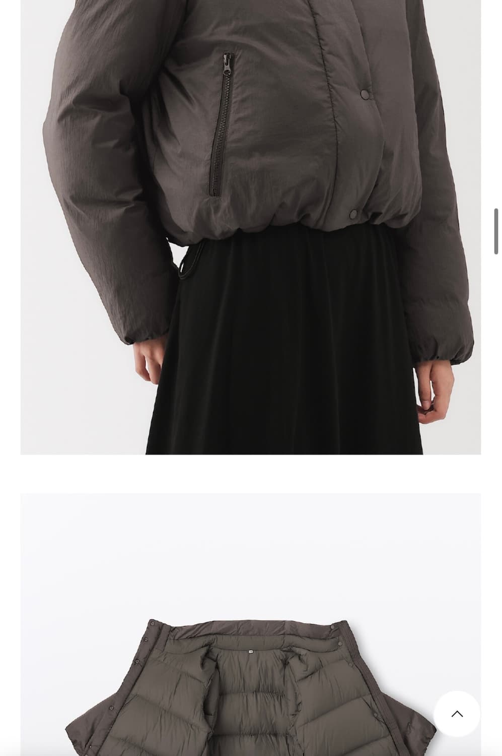 무인양품 무지 라보 LABO 다운 쇼트 패딩 아유서울 상품이미지7