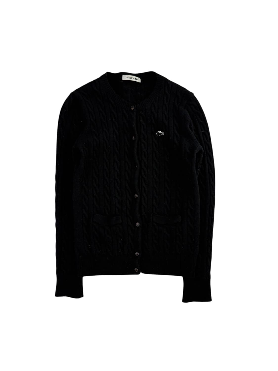 라코스테 블랙 딱붙 가디건 상품이미지5