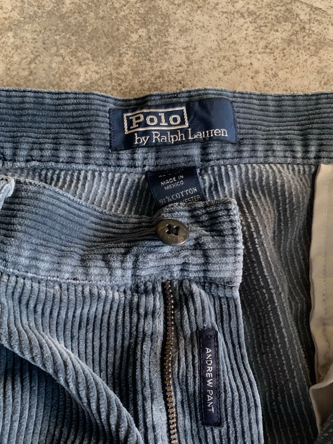 폴로 랄프로렌 플리티드 코듀로이 팬츠 상품이미지4