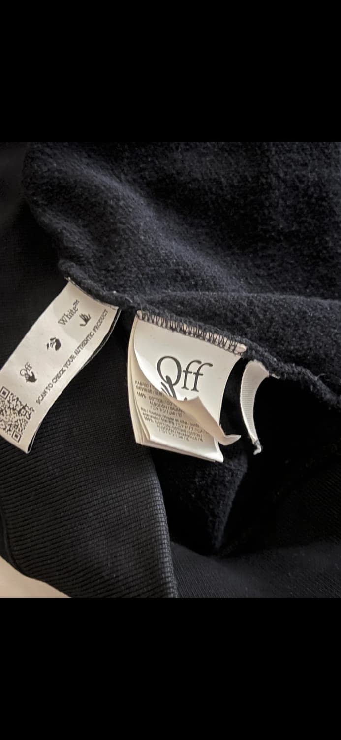 오프화이트 컷히어 맨투맨 상품이미지4