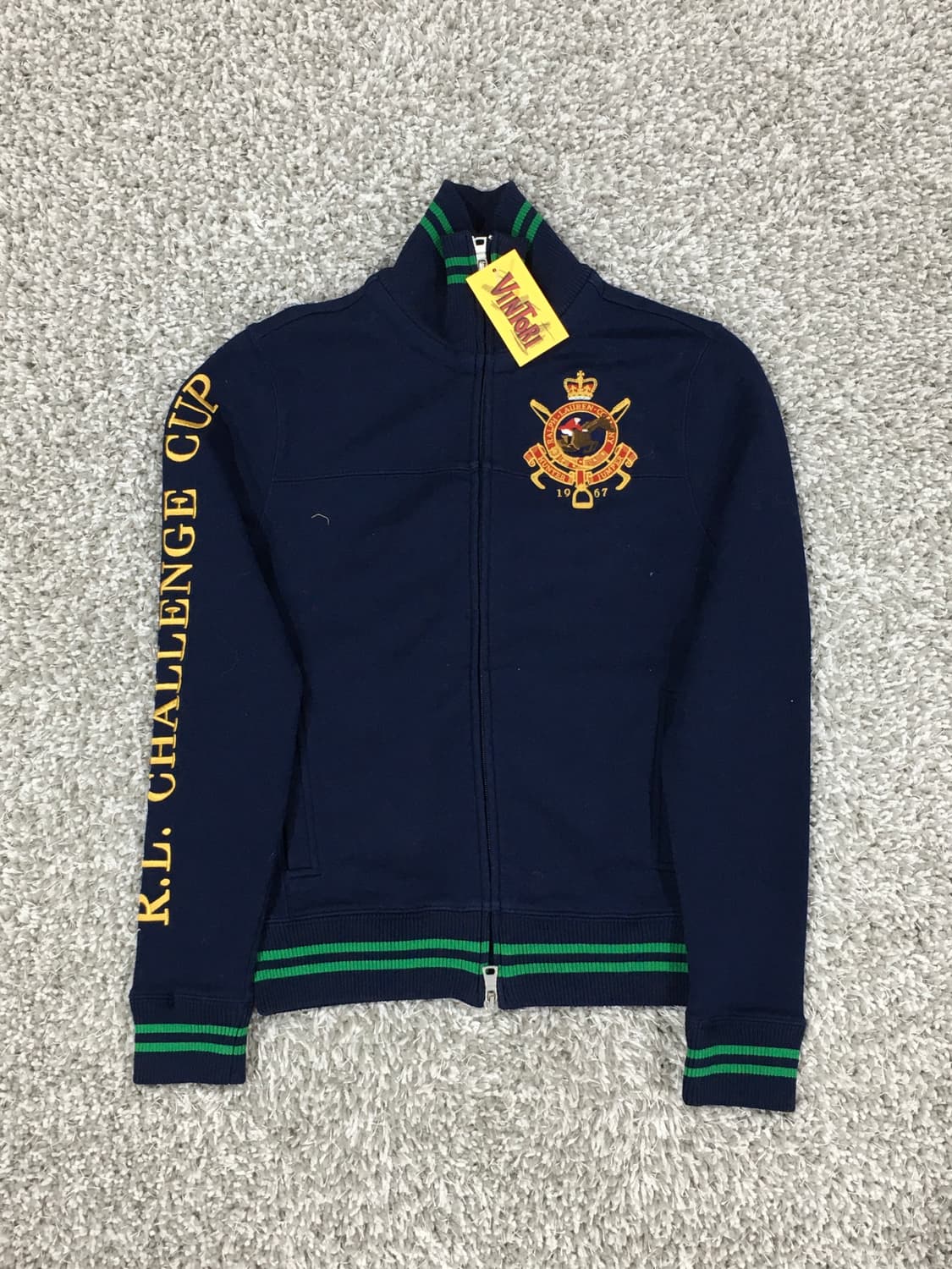 폴로 랄프로렌 네이비 로고 집업 상품이미지1