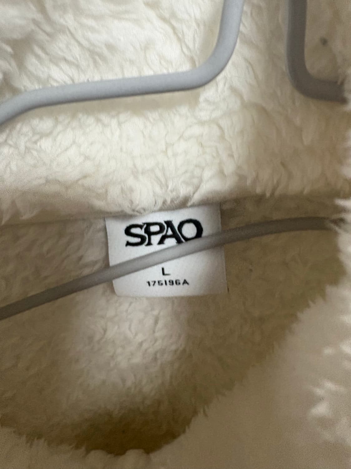 소라노 화이트 후리스 상품이미지2