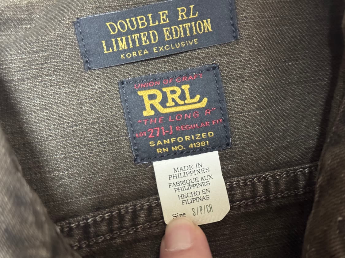 RRL lot 271 코리아 익스클루시브 자켓 S 상품이미지4
