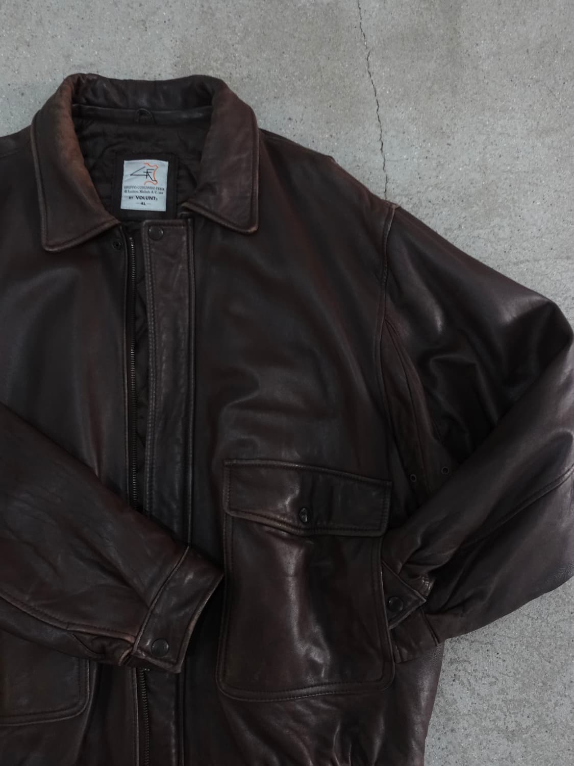 VOLUNT sheep skin leather jacket 상품이미지2
