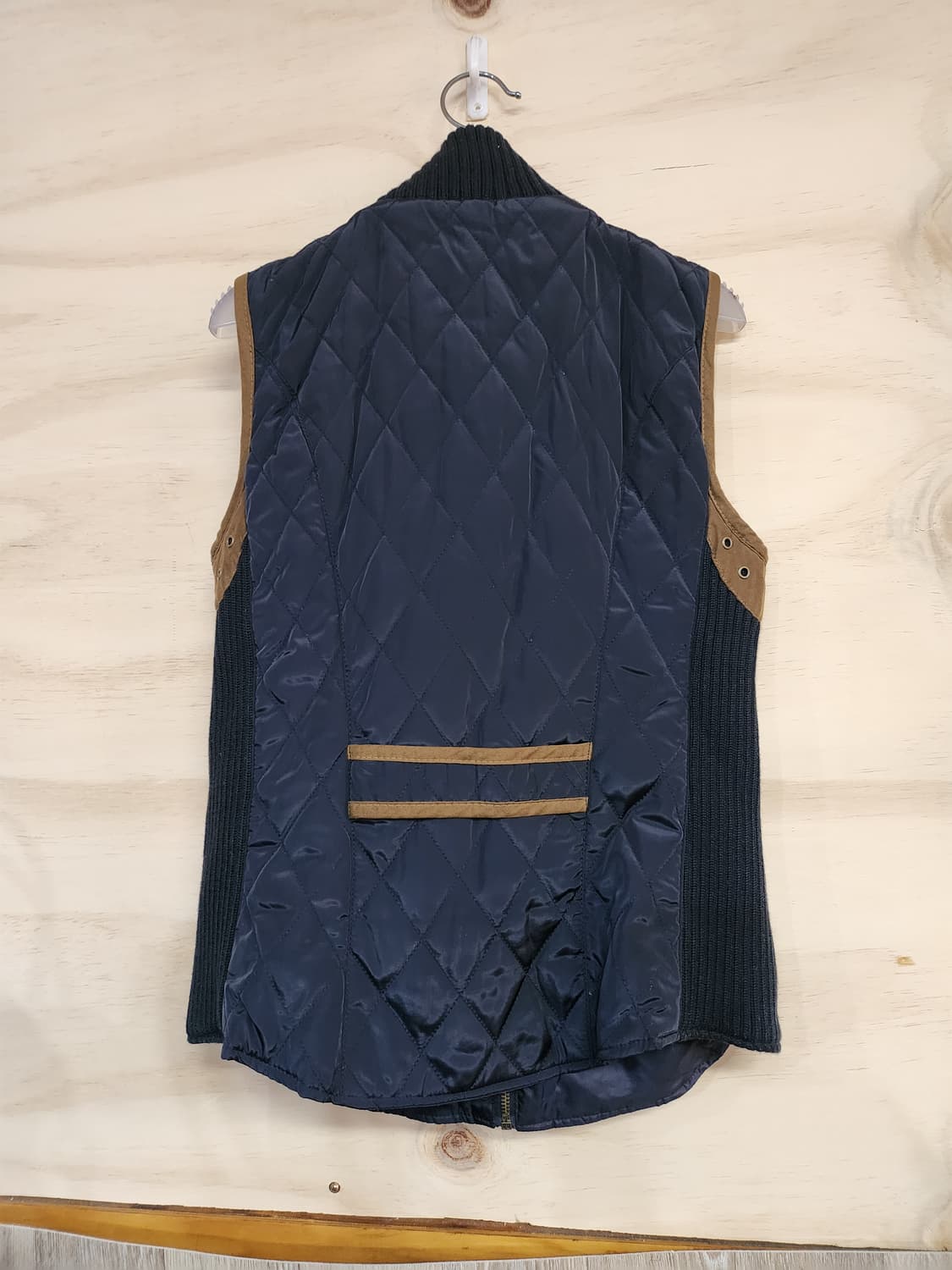 123) 자라 ZARA 퀼팅 배색 조끼 상품이미지4