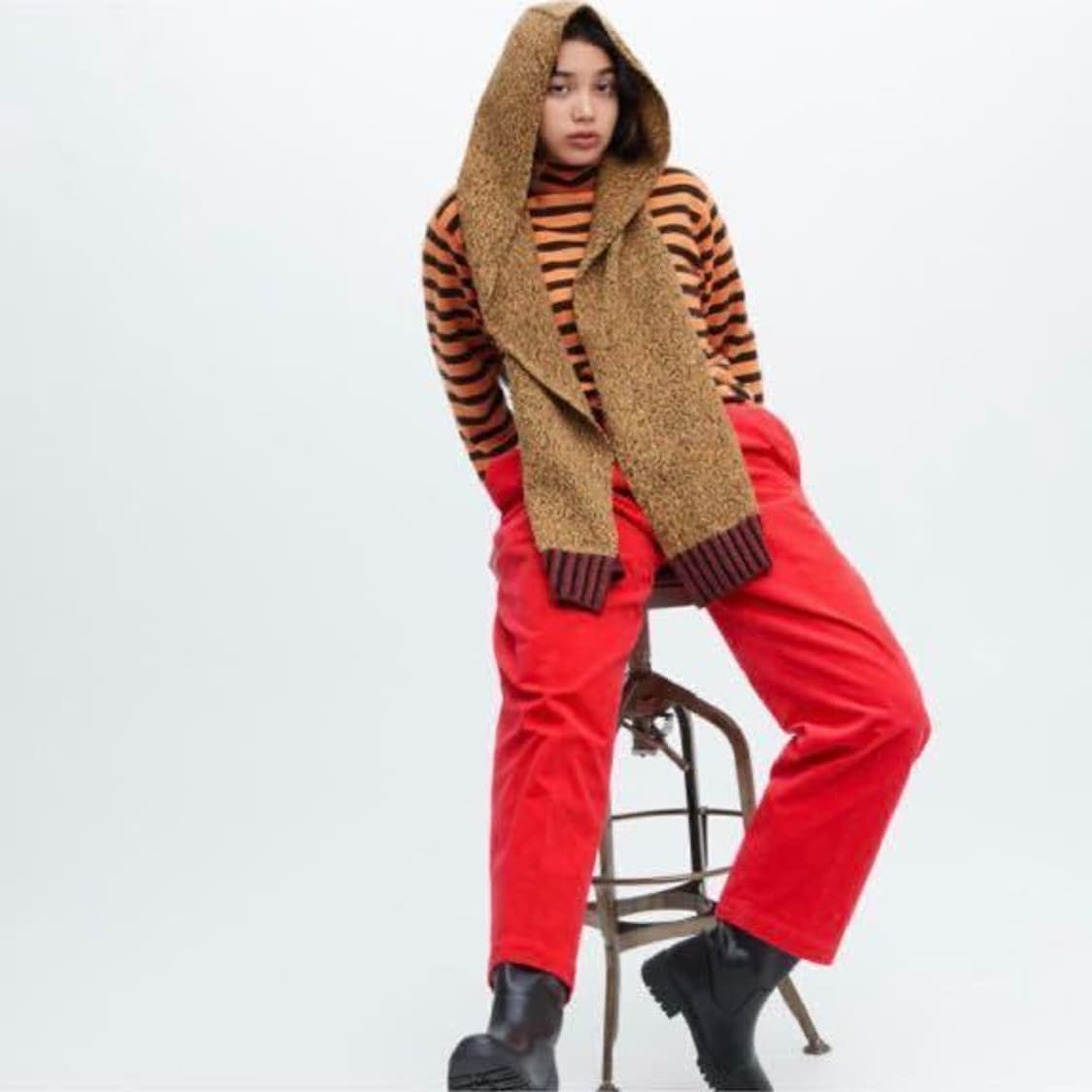 유니클로 X 마르니 후드 머플러 상품이미지2