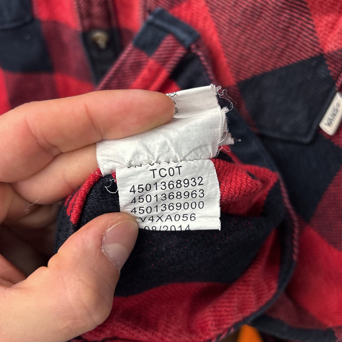 반스 헤비게이지 코튼트윌 버팔로 체크 워크셔츠 N1080 상품이미지10