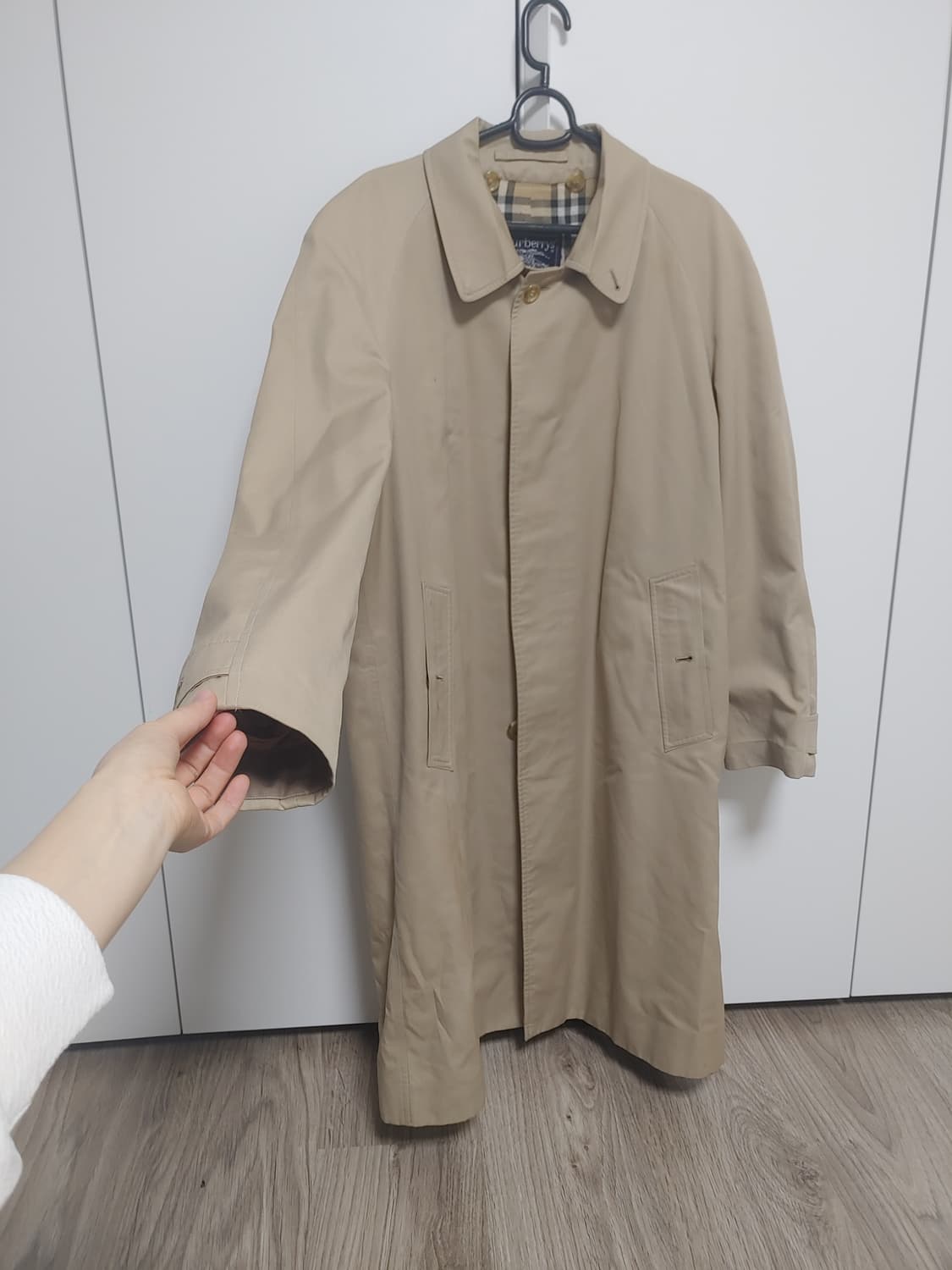 버버리 정품  남성 트렌치코트  -95사이즈 상품이미지3