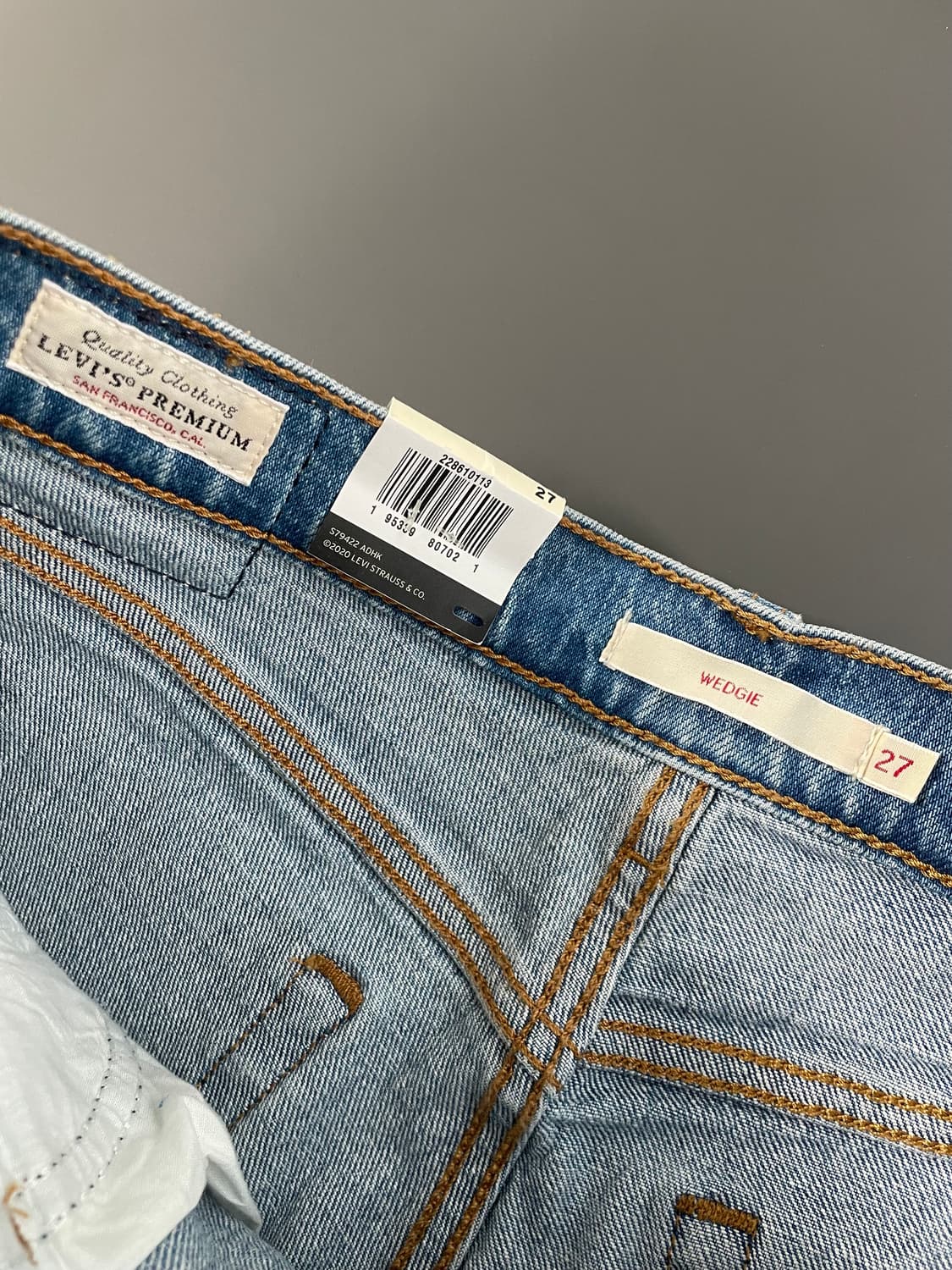[27] 리바이스 프리미엄 웨지 데님 팬츠 [새상품] 상품이미지10