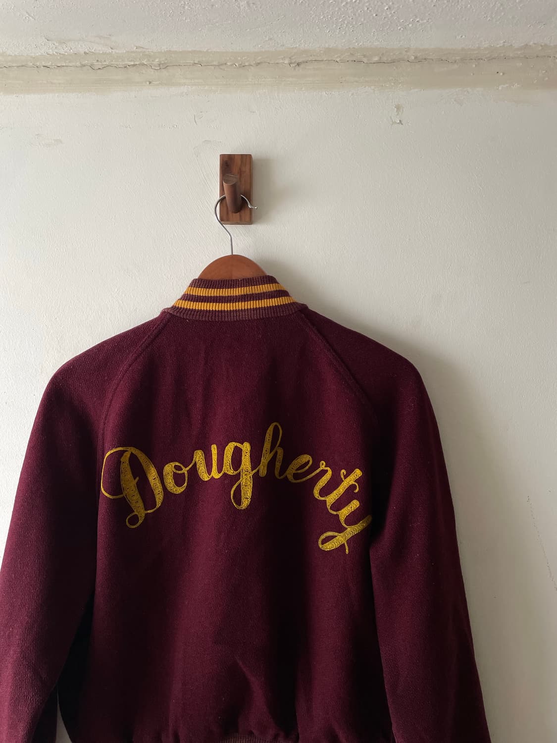 70's Vintage Maple Wool Varsity Jacket 상품이미지4