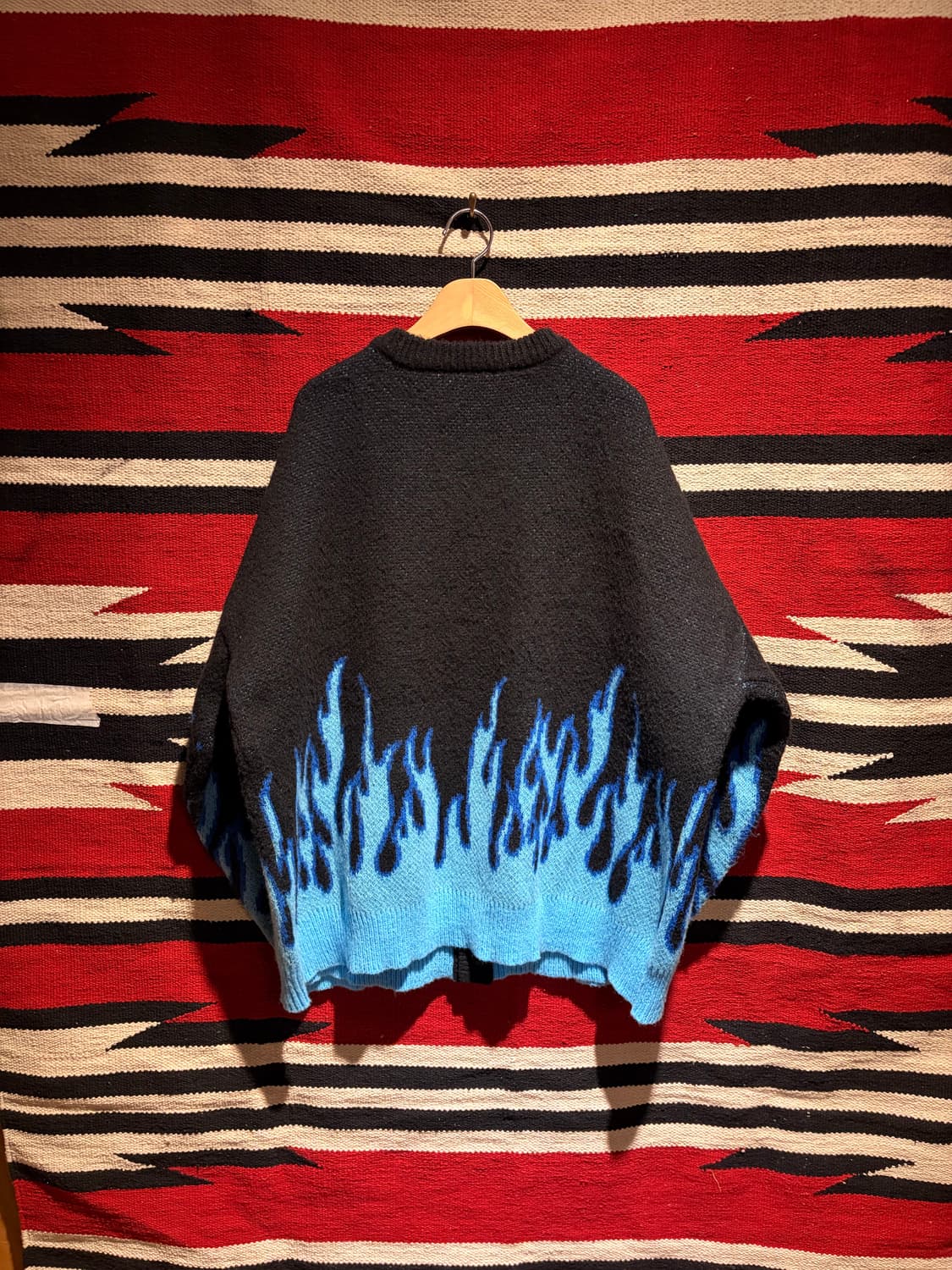 Big size flame gardigan / 바이커 플레임 가디건 상품이미지2