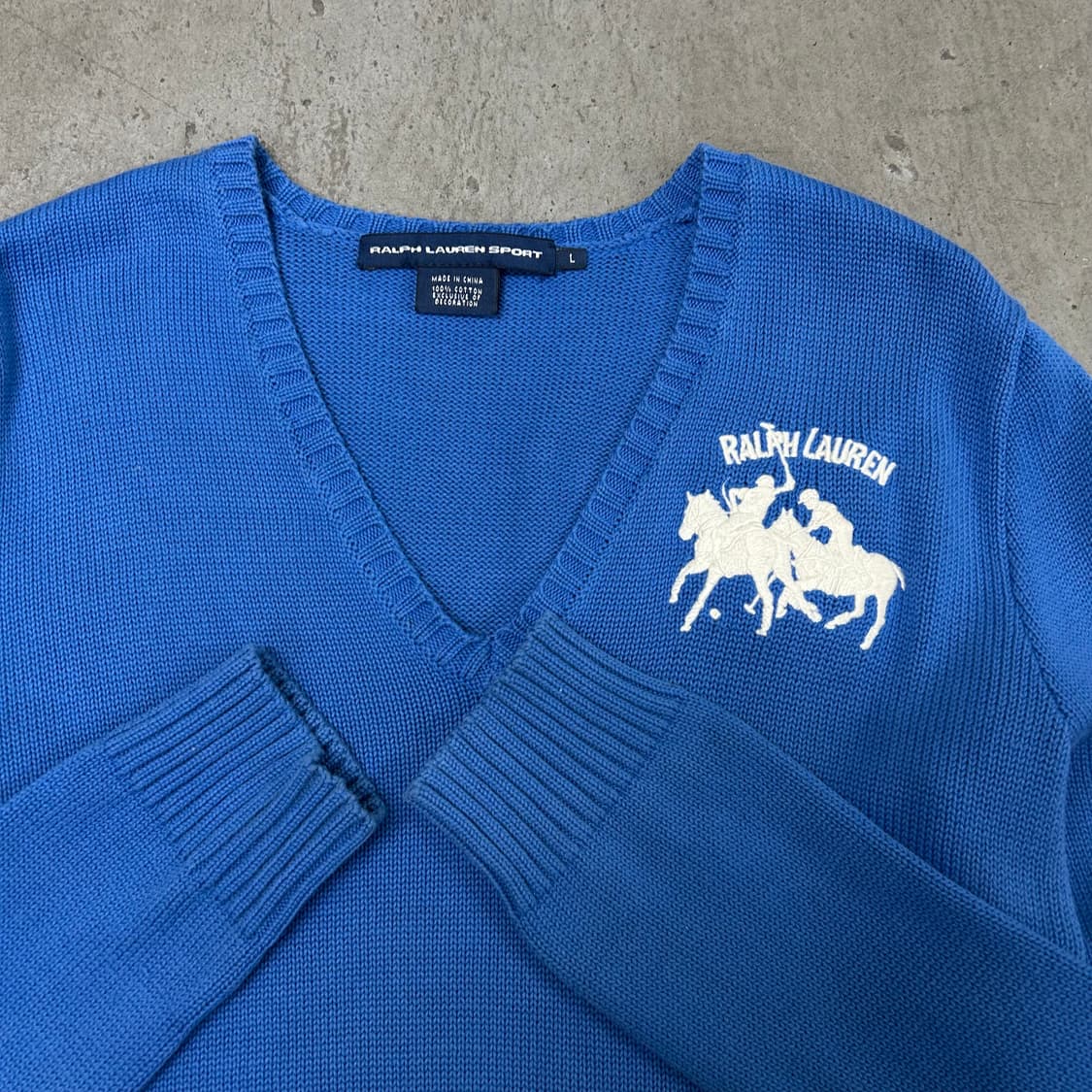 폴로 브이넥 니트[1438] 상품이미지5