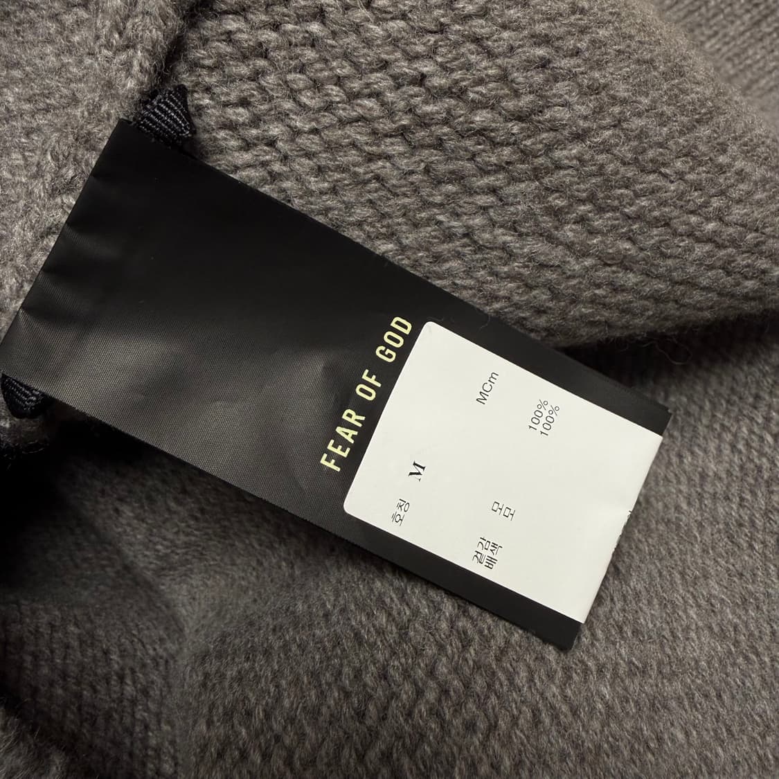 피어오브갓 니트 후드 상품이미지4