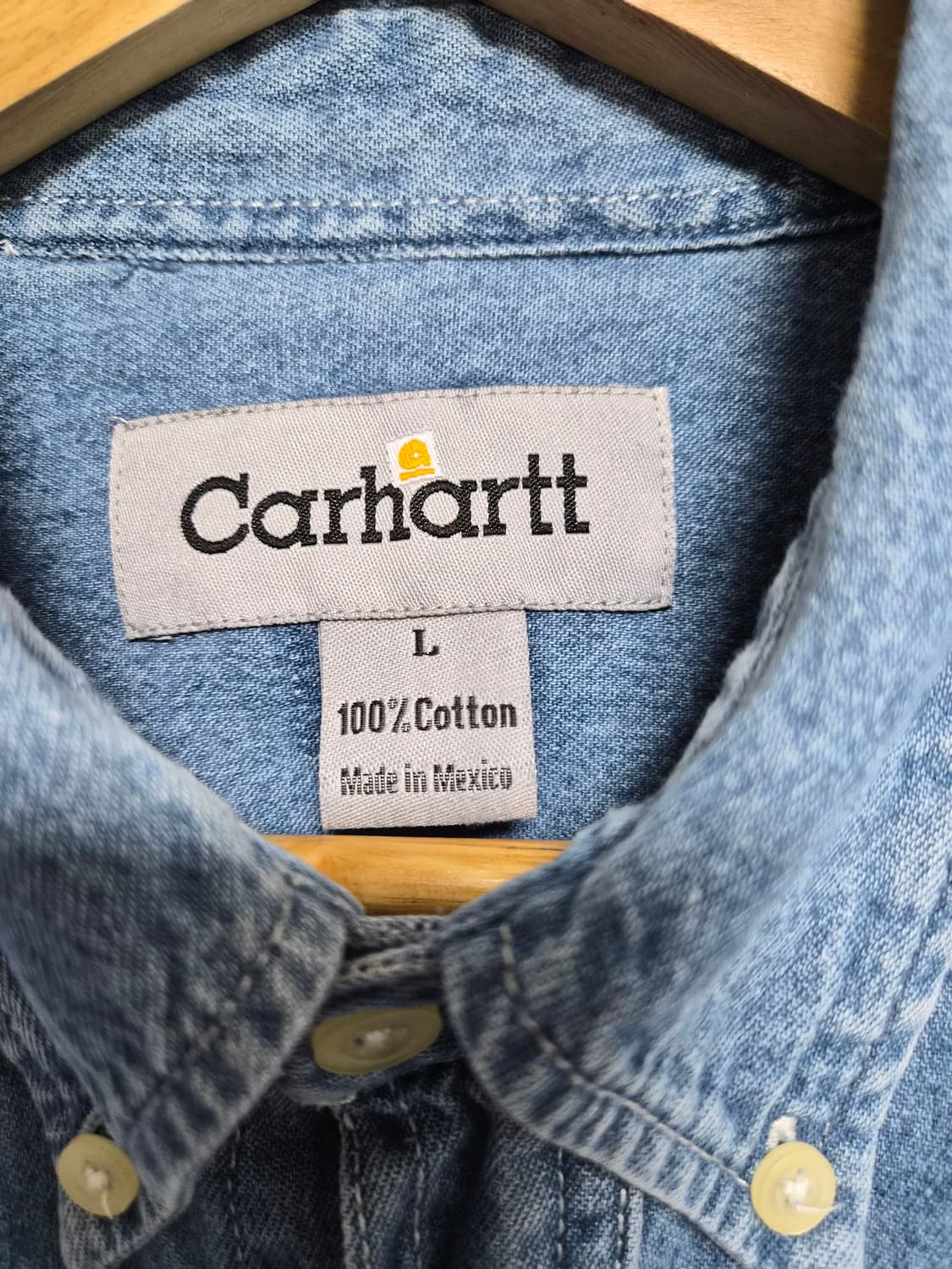 칼하트Carhartt 데님 셔츠 L - S257 상품이미지4