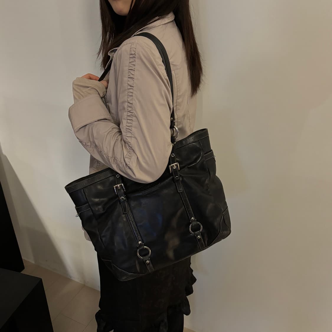 coach cowhide tote bag 상품이미지4