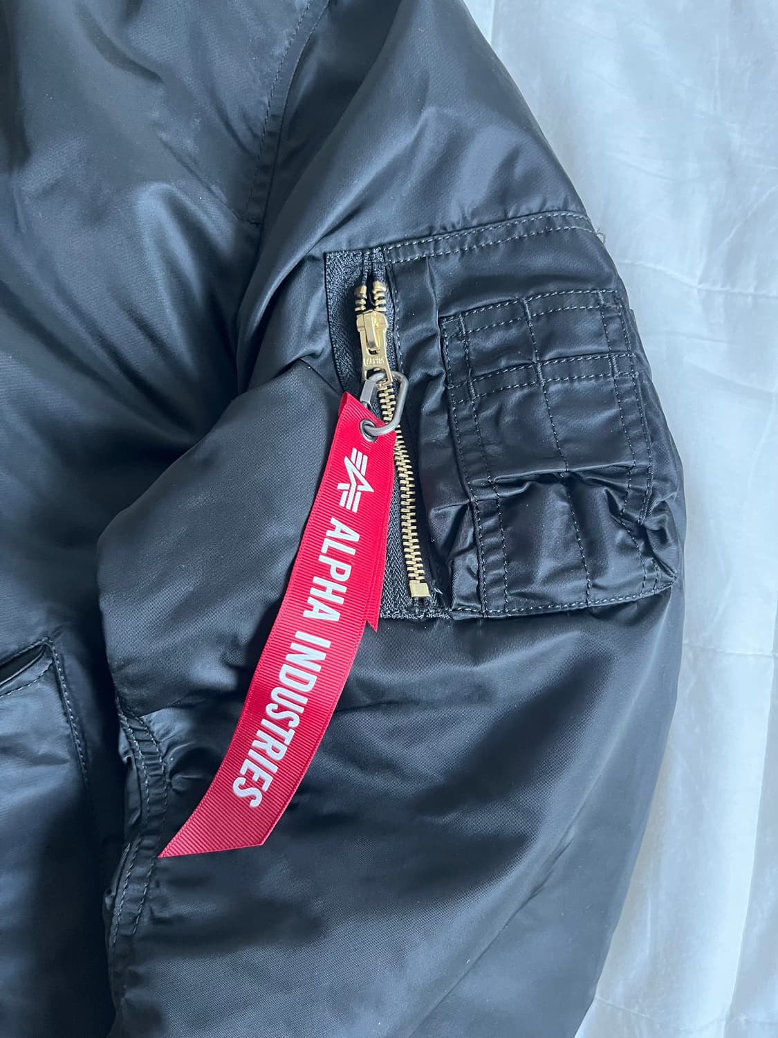 알파인더스트리 MA-1 택만뗀 새제품 M 상품이미지2