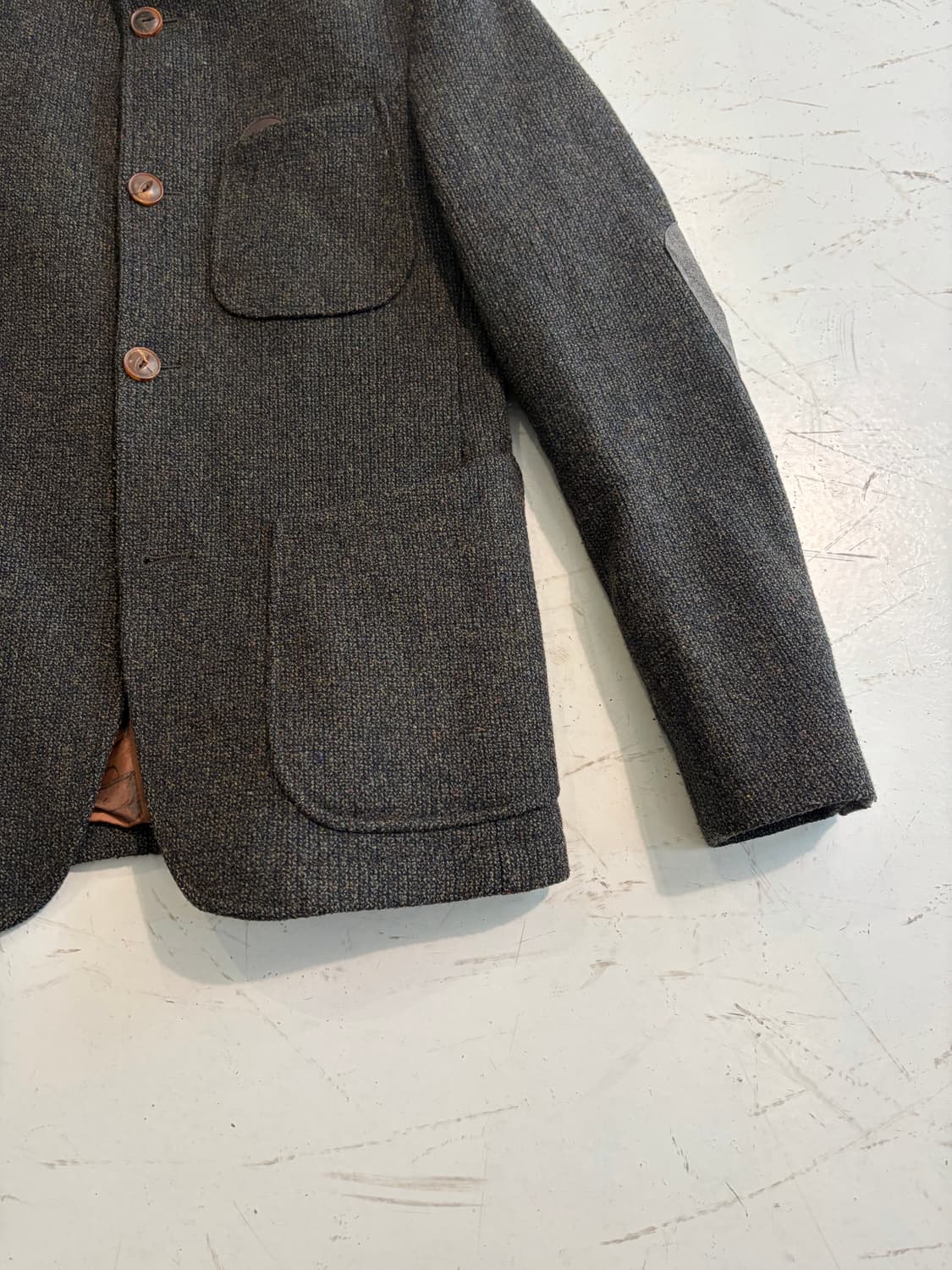 커스텀멜로우 울 숄카라 자켓 상품이미지6