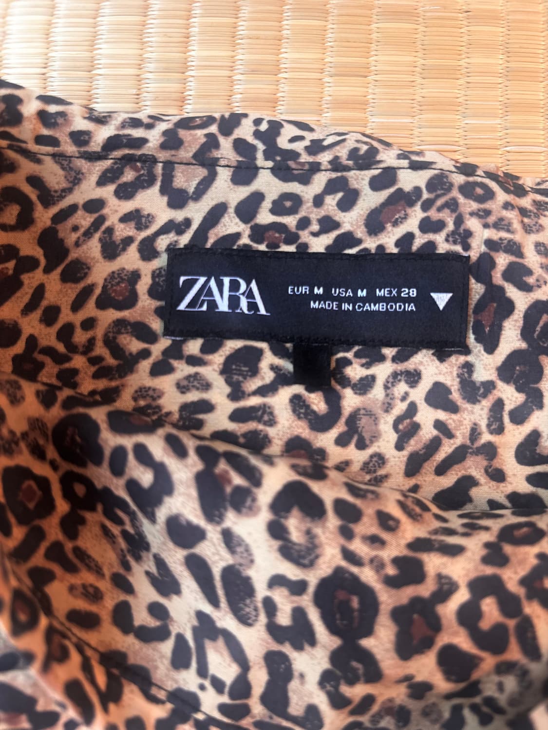 Zara 자라 레오파드 스커트 상품이미지5