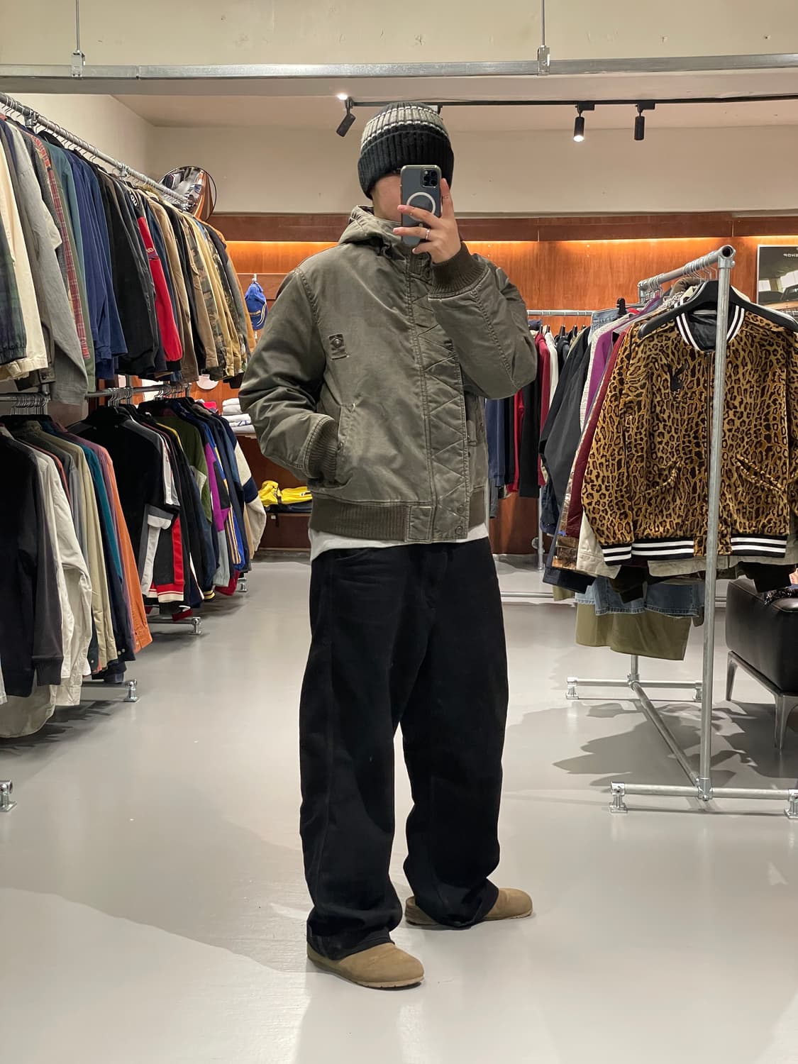 90s 빈티지 탱커 스타일 자켓  상품이미지2